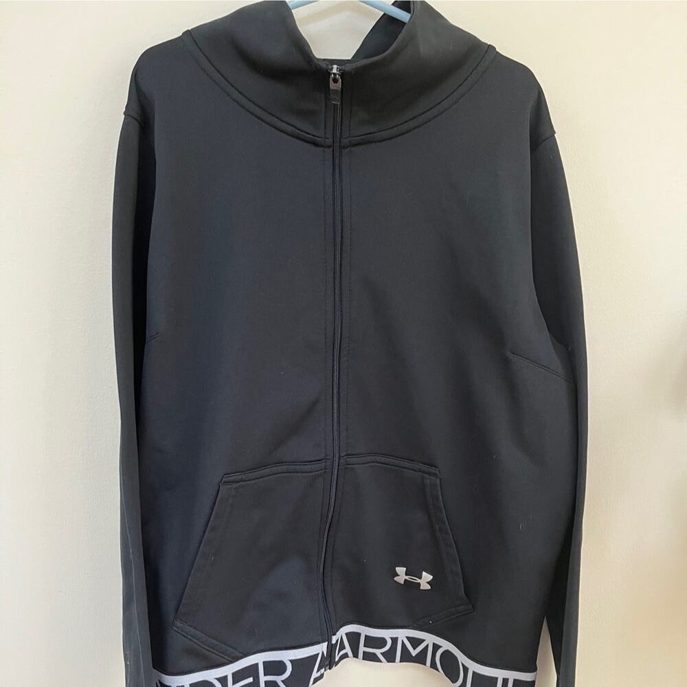 Under Armour zip up, Youth Large